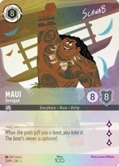 Maui - Demigod - 23P1 -EN1 (Alternate Art) Disney 100